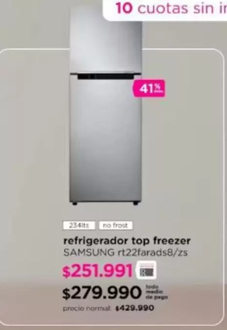 Samsung - Refrigerador Top Freezer