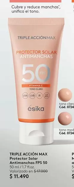 Triple Accion Max Protector Solar Antmanocha FPS 50