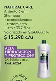 Care+ - Alviento 3 En 1 Shampoo + Acondicionador + Tratamiento