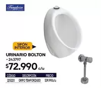 Fanaloza - Urinario Bolton