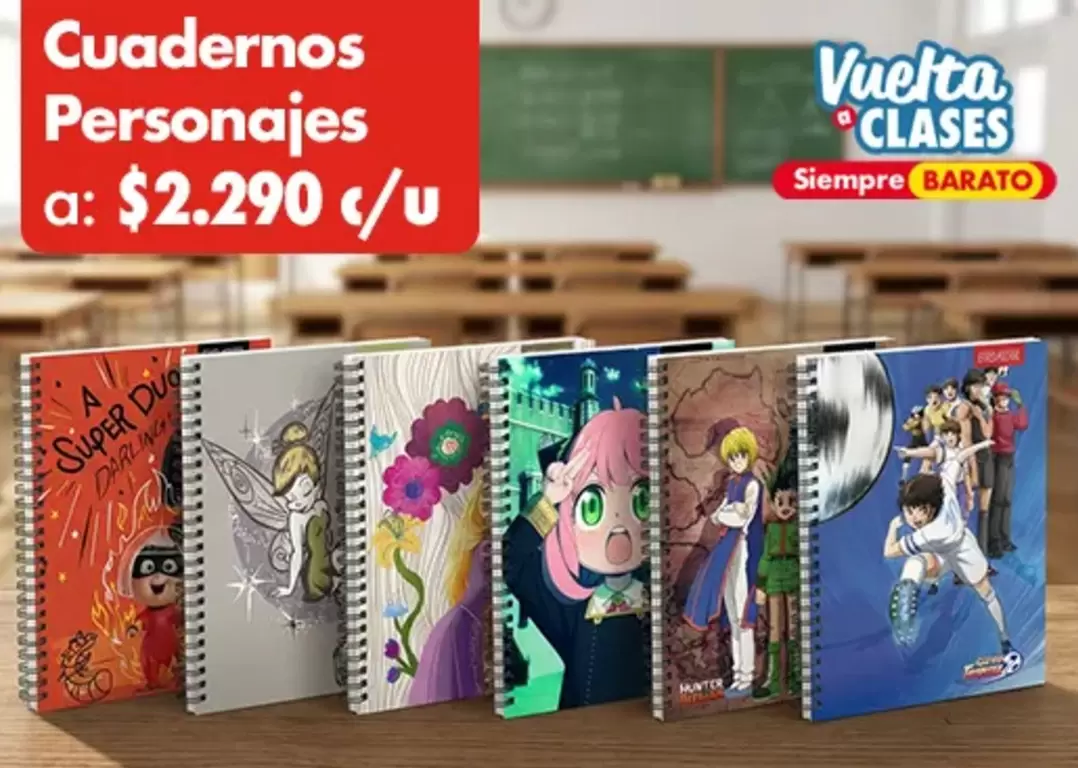 Cuadernos Personajes