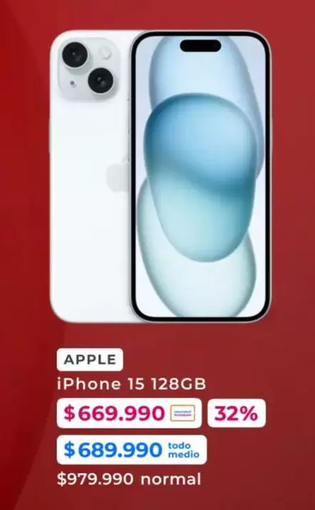 Apple - Iphone 15 128gb