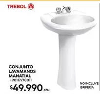 Trebol - Conjunto Lavamanos Manati