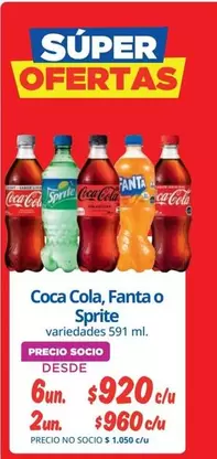 Coca Cola - Fanta O Sprite