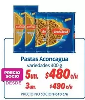 Aconcagua - Pastas