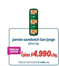 San Jorge - Jamon Sandwich