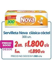 Nova - Servilleta Clasica Cóctel