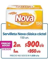 Nova - Servilleta Clasica Cóctel