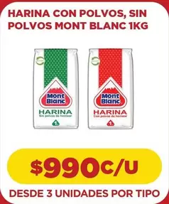 Mont Blanc - Harina Con Polvos, Sin Polvos