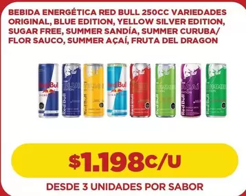 Summer - Bebida Energética Red Bull