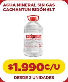 Cachantun - Agua Mineral Sin Gas