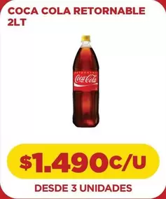 Coca Cola -  Retornable 2LT