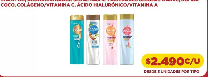 Sedal - Coc, Colágeno/vitamina C, Acido Hialuronico/vitamina A