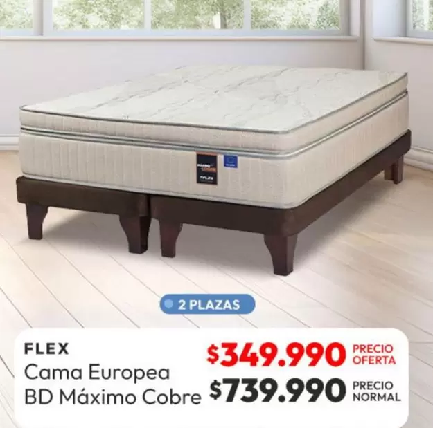 Flex - Cama Europea Bd Máximo Cobre