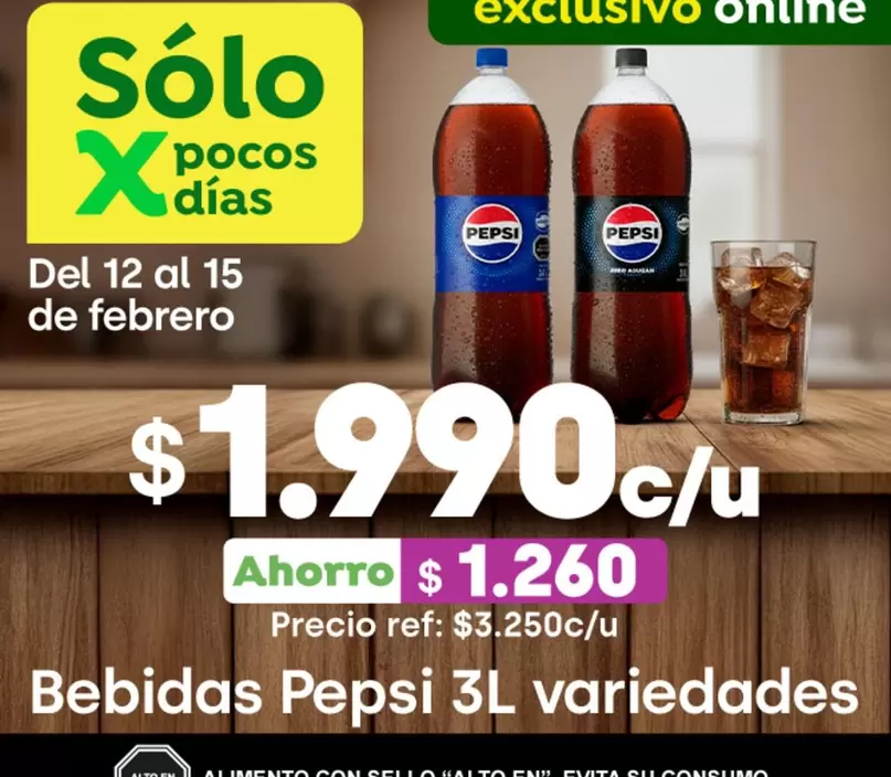 Pepsi - Bebidas 3l Variedades