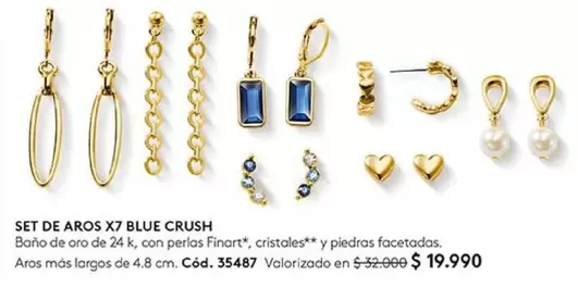 Crush - Set De Aros X7 Blue