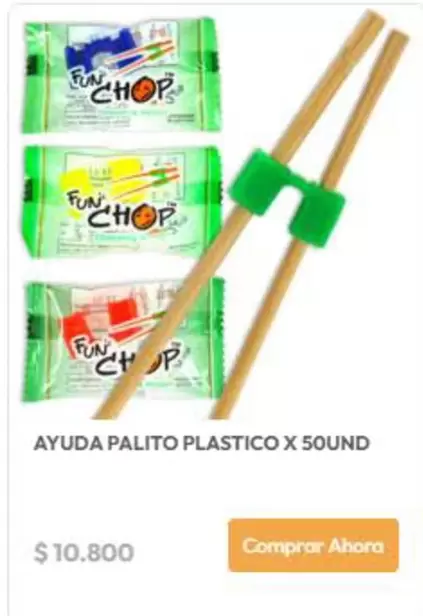 Up - Ayuda Palito Plastico X 50und