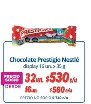 Nestlé - Chocolate Prestigio