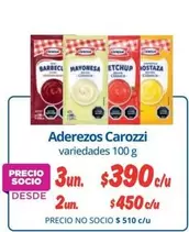 Carozzi - Aderezos