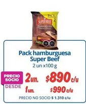 Pack Hamburguesa Super Beef