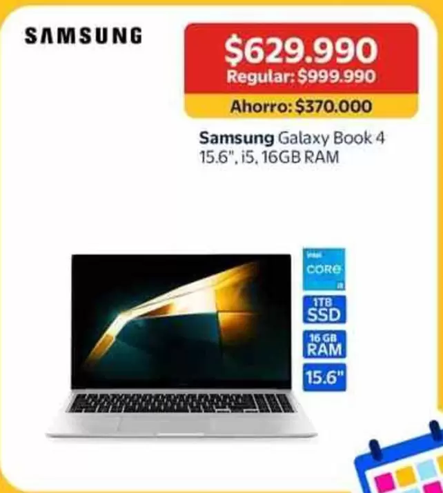 Samsung - Galaxy Book 4 15.6" 15,6gb Ram