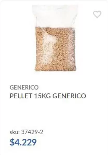 Generico Pellet 15kg Generico