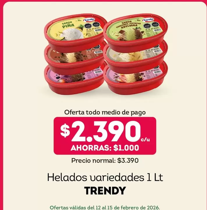 Trendy - Helados Variedades