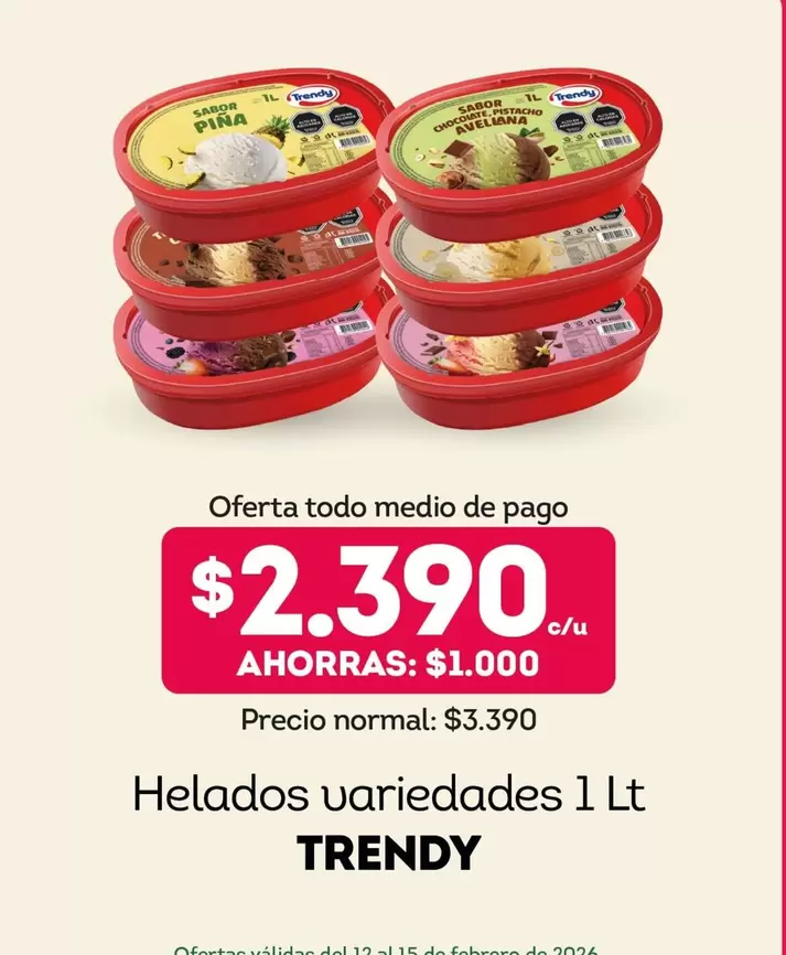 Trendy - Helados Variedades