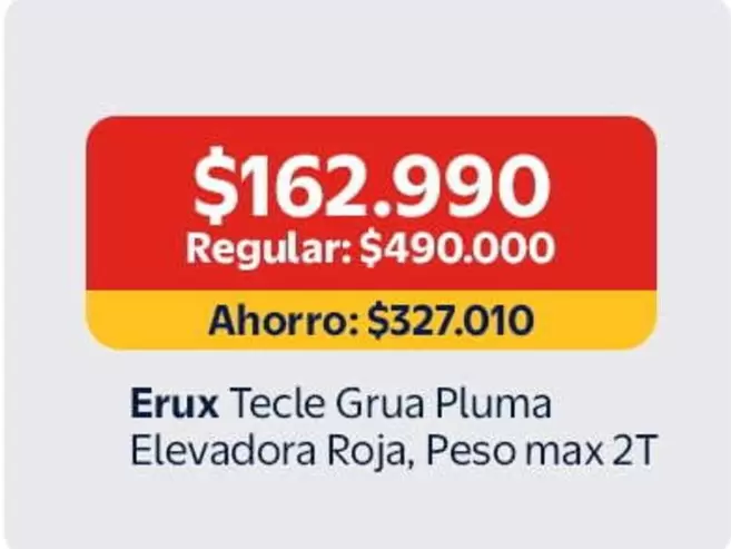 ELUXT TECLE PLUSA ELEVADORA ROJA