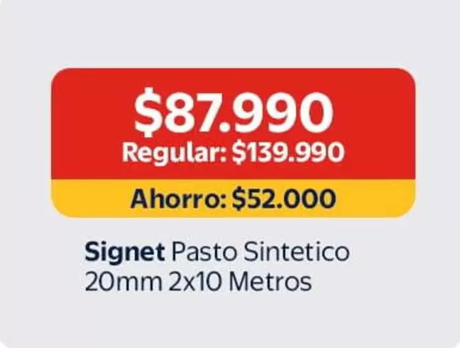 Signet Pasto 20mm 2x10 Metros
