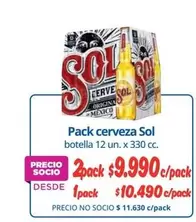 Sol - Pack Cerveza
