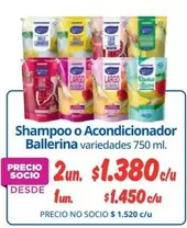 Ballerina - Shampoo O Acondicionador