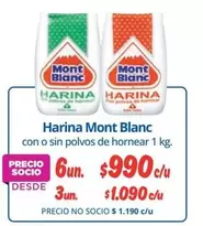 Mont Blanc - Harina Blanc