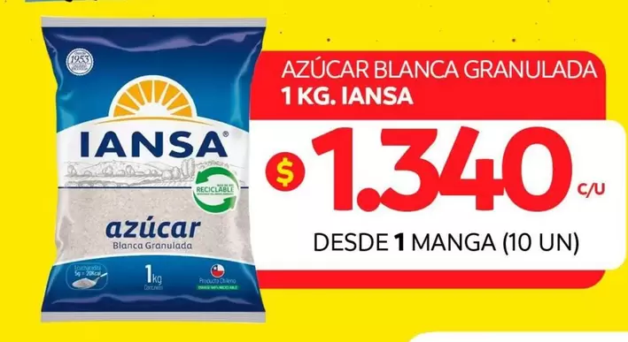 Iansa - Azúcar Blanca Granulada