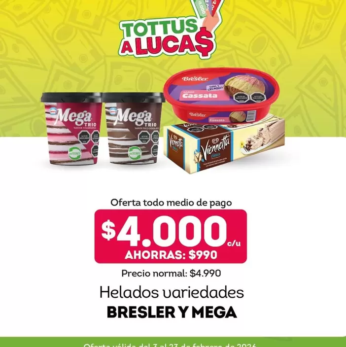 Tottus - Helados Variedades