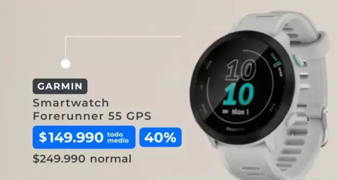 Garmin - Smartwatch Forerunner 55 Gps