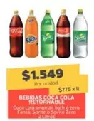 Fanta - Bebidas, Coca Cola Retornable