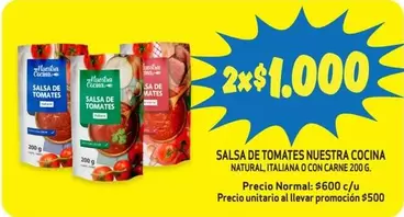 Natural Food - Salsa De Tomates Nuestra