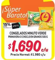 Minuto Verde - Congelados  Primavera O Choclo En Granos