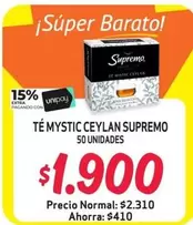 Ceylán - Te Mystic Ceylan Supremo