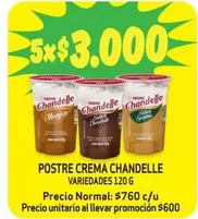 Chandelle - Postre Crema