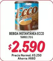 Nestlé - Bebida Intantanea Ecco Tarro