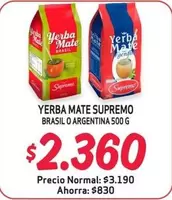 Supreme - Yerba Mate Supremo Brasil O Argentina