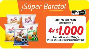 Costa - Galleta Mini