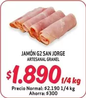 San Jorge - Jamon G2  Artesanal Granel
