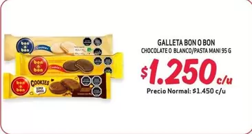 Bon o Bon - Galleta Bon O Bon Chocolate O Blanco