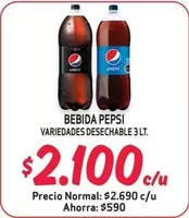Pepsi - Bebida  Varieades Desechable
