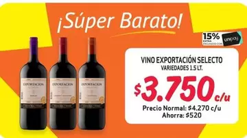 Exportación - Vino  Selecto