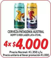 Austral - Cerveza Patagonia  Hoppy O Red Lager