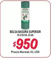 Superior - Bolsa Basura